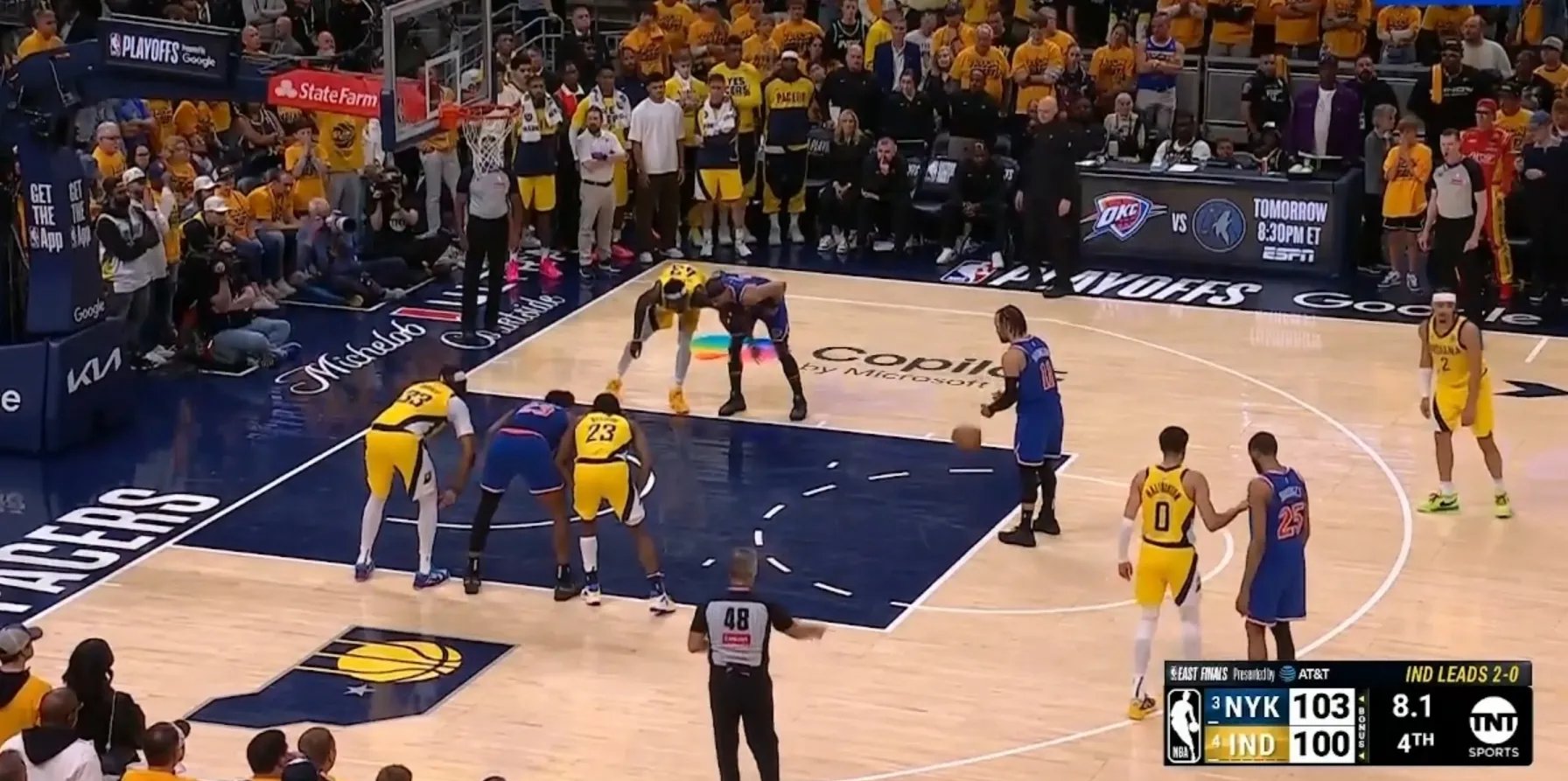 骑士队客场取胜，再战尼克斯队备战决赛